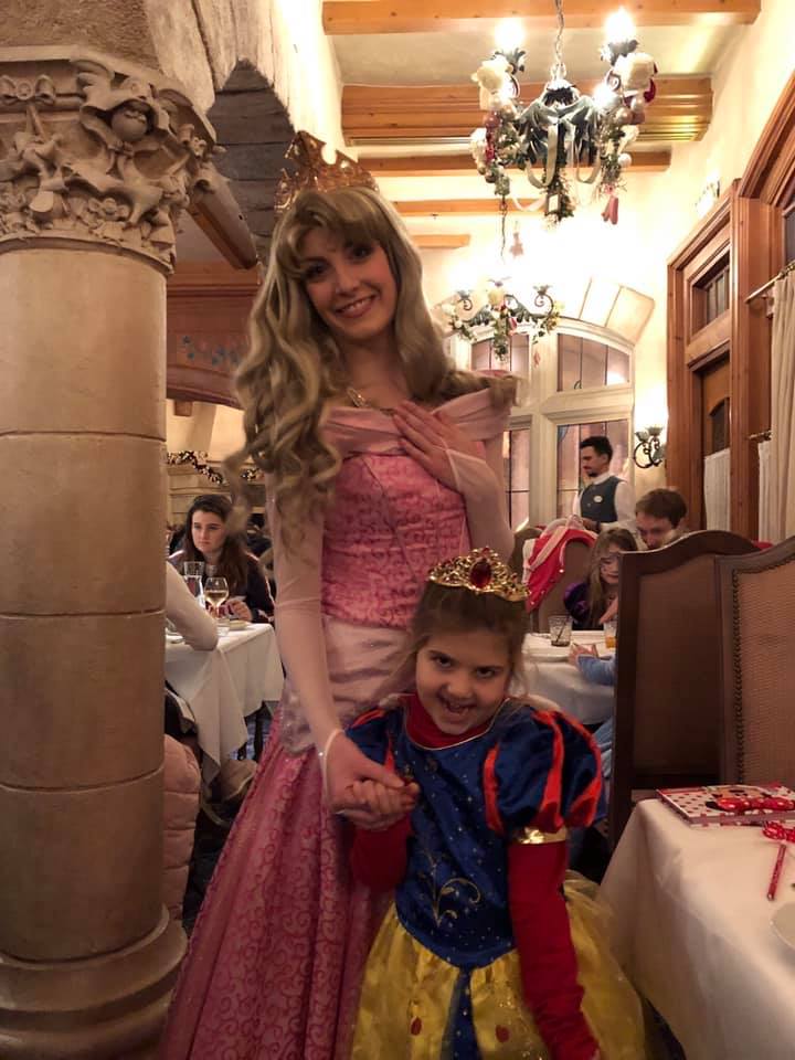 Auberge de cendrillon, mangiare a Disneyland Paris, principesse, trevaligie