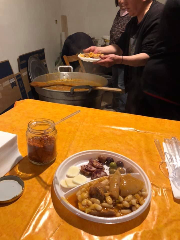 Fuochi di San Giuseppe, Itri, Gastronomia e tradizione, Trevaligie