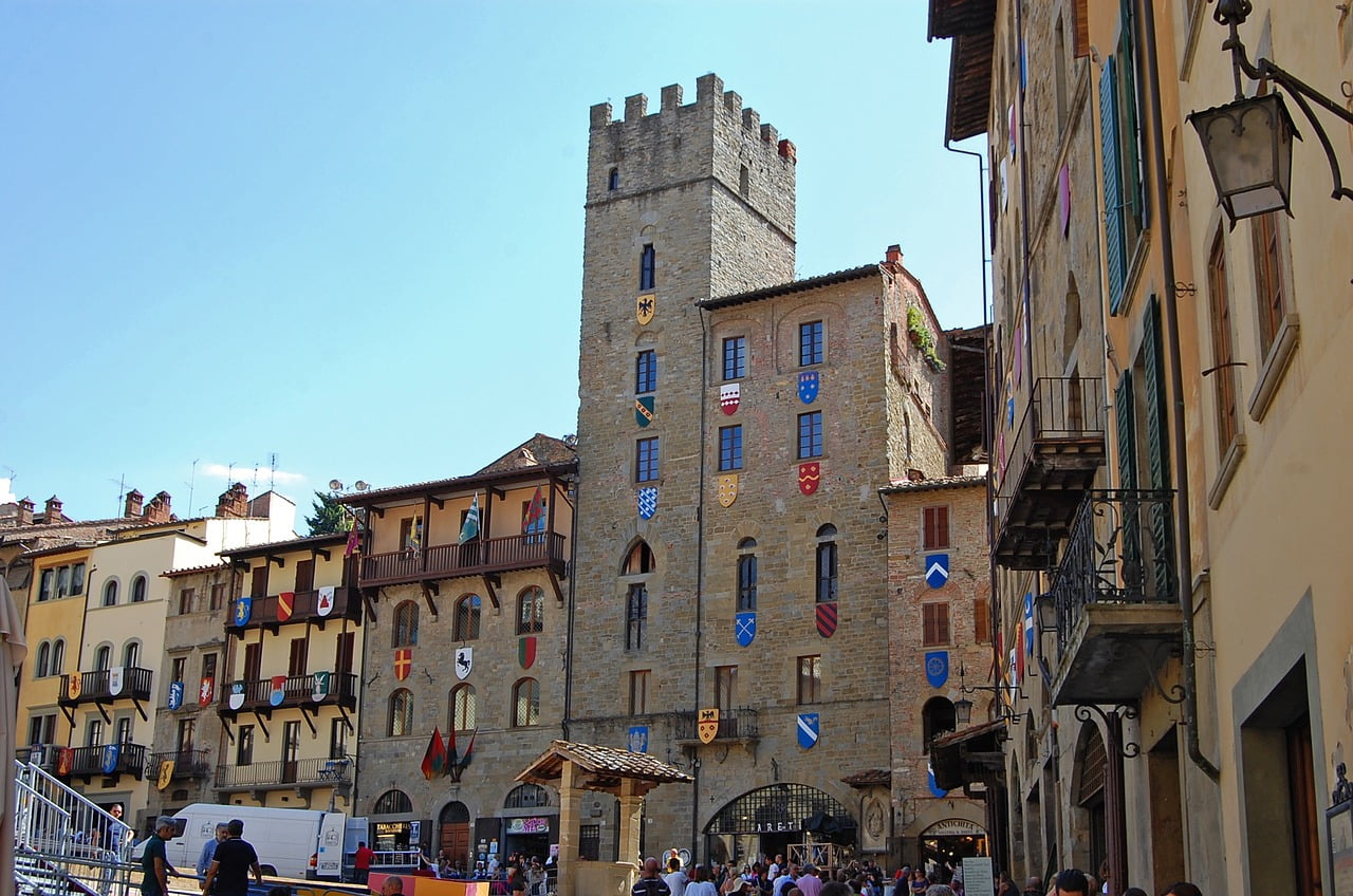 Arezzo, bellissima cittadina toscana, è facile da visitare con i bambini.