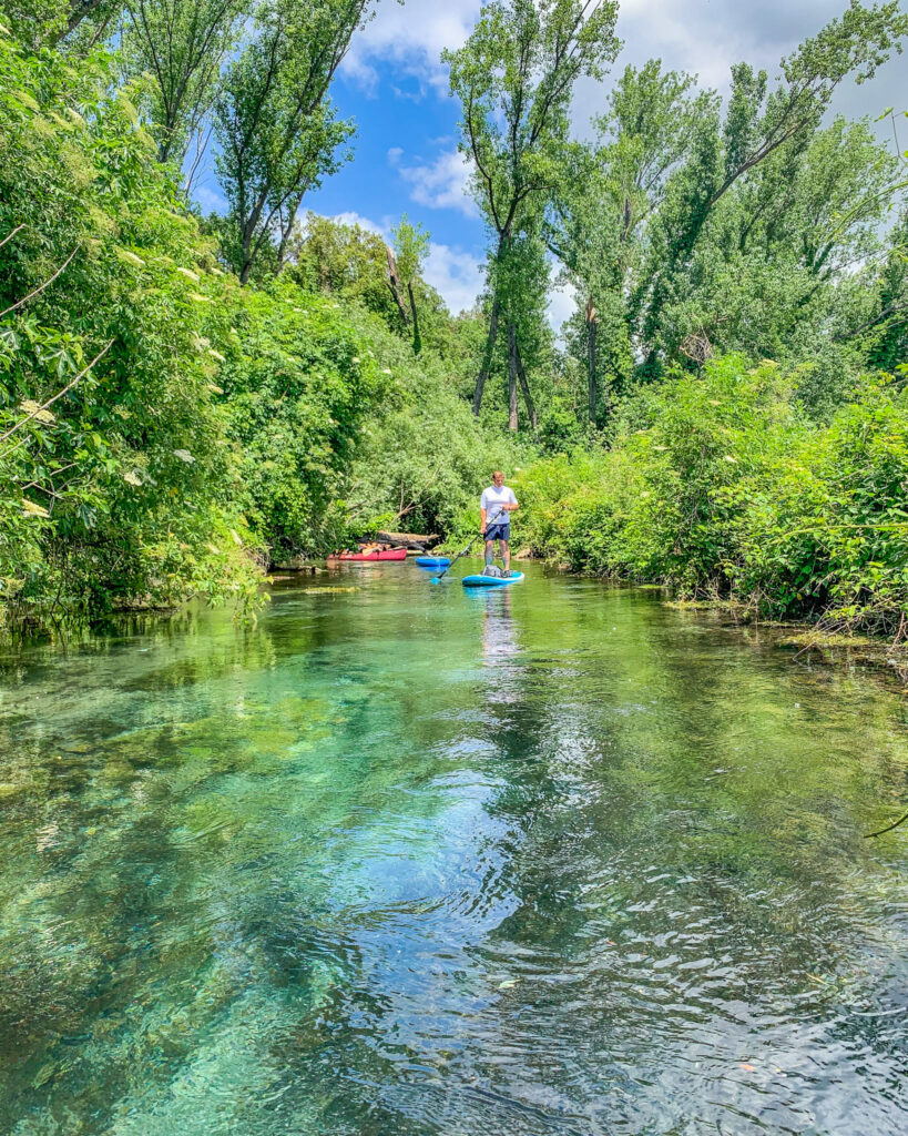 Fiume Cavata, escursione in sup e canoa