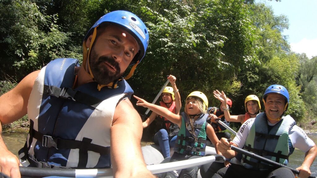 Rafting in Umbria con i bambini Rafting in Umbria con i bambini