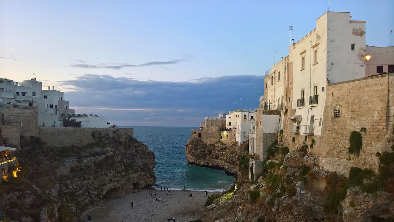 Polignano a mare. Cosa vedere in Puglia con i bambini
